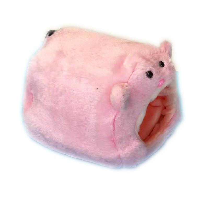 Мягкая теплая кровать для хомяка, гамак для крысы, свинья, белка, зимняя игрушка для домашних животных, клетка для хомяка, дом, подвесное гнездо + коврик, домик, кровать, животное, мышь, крысиное гнездо