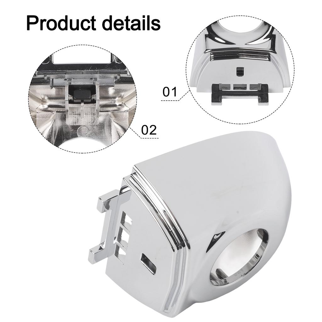Replacement Front Outer Door Handle Cap for Fiat For 500X Model Years 2016 to 2021 with OEM 735607049 6AQ85SZ0AA