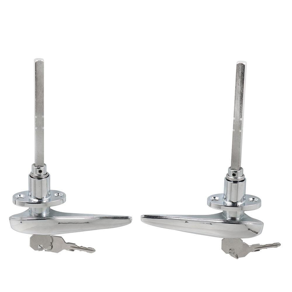 2Pcs For 1932 1933 1934 Ford Coupe Car Exterior Locking Door Handles with 4 Keys