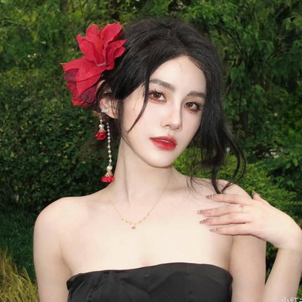 Tassel Hanfu Hair Accessories Ancient Style Flower Hairpin Elegant Chinese Style Hair Clip  Women