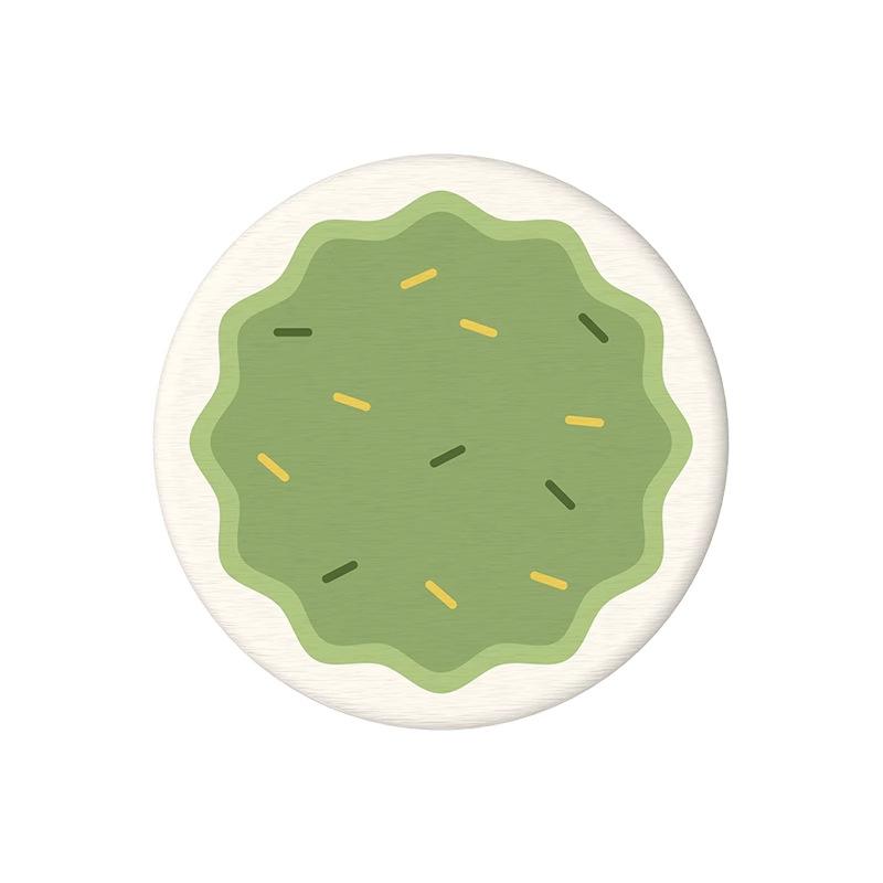 Round plaid hard diatom mud coffee tea coaster thermal insulation pad office non-slip absorbent pad