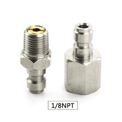 1/8 NPT быстроразъемный 8 мм штуцер с наружной резьбой штуцер PCP заправочный ниппель