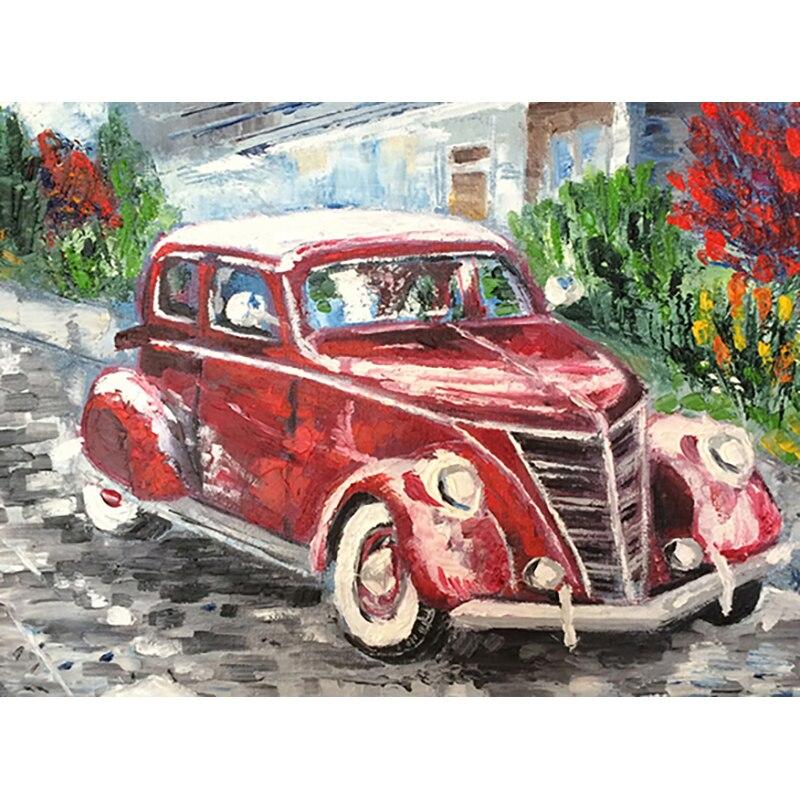 Новый 5D DIY алмазная живопись вид на море Алмазная вышивка автомобиль вышивка крестом полная круглая дрель ремесла домашний декор ручной подарок