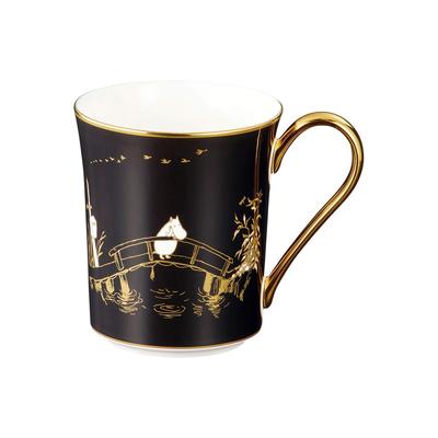 Кружка Noritake 395 куб. см Moomin Moominvalley Comet 1 шт. Черный костяной фарфор TG93656/N-090L