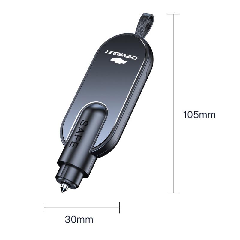 gchx7 Car Safety Rescue Hammer Emergency Escape Tool For Chevrolet Cruze Sonic Silverado Trax Camaro Captiva Equinox Trailblazer Bolt