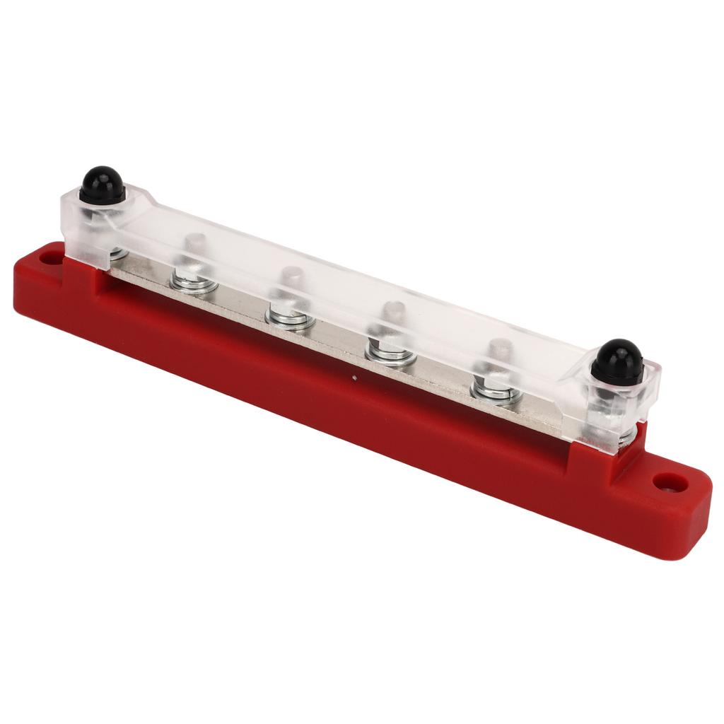 Power Distribution Block M6 Screw 6 Terminal Bus Bar 12V‑48V 150A for Automobile Boat