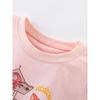 2025 New Summer Clothing for Girls, Cartoon Deer Pink Short-Sleeved T-Shirt, Baby Pure Cotton Half-Sleeved Bottoming Shirt 8