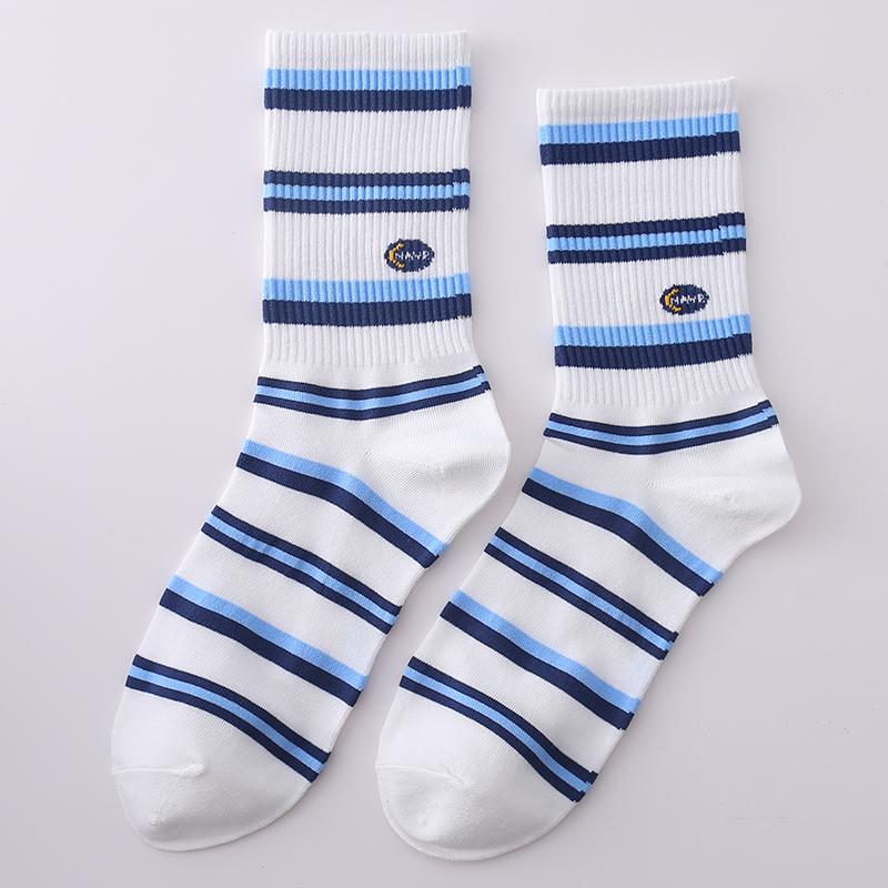 Новые мужские носки Смешные мужские носки до середины голени Харадзюку Хип-хоп Толстые хлопковые носки Женские Новинка Мультяшные носки Носки из гребенного хлопка
