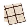 Francfranc Autumn Flower Crochet Throw (100cm X 150cm) Ivory Blanket/Half Blanket