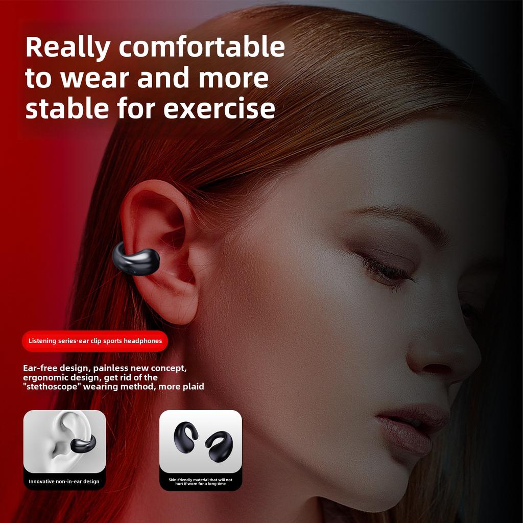 Новые беспроводные спортивные Bluetooth-наушники TWS с костной проводимостью не вредят ушам