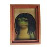 Office Whiteboard Magnet Abstract Frog Refrigerator Magnet, Framed Hairstyle Fridge Decor Home Kitchen Decoration Party Favors Collectible