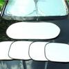 Набор из 6 серебристых автомобильных солнцезащитных экранов для защиты от солнца и теплоизоляции