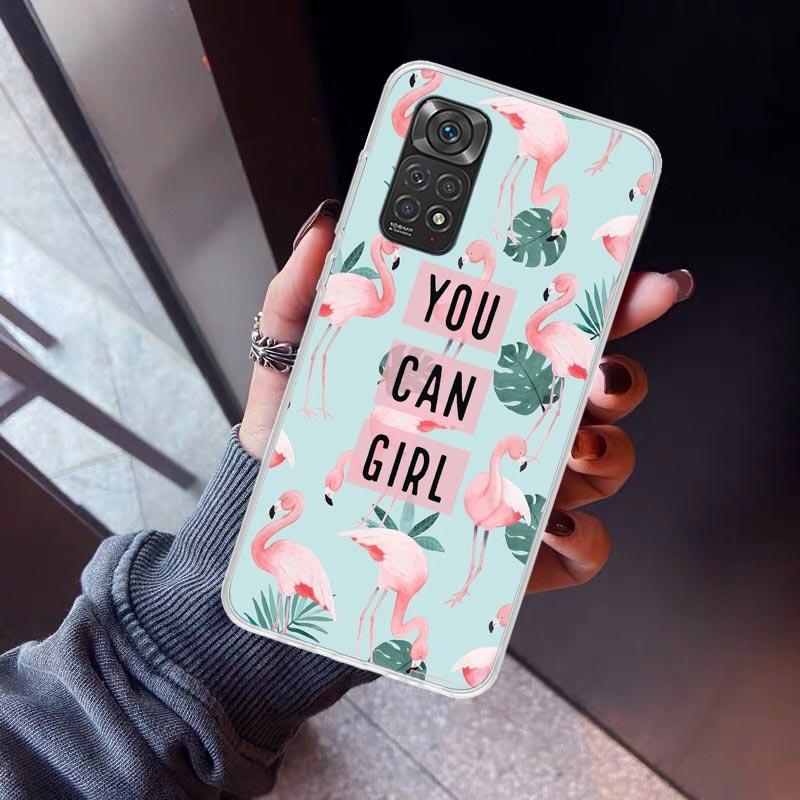 Pink Red Flamingo Phone Case For Xiaomi Redmi Note 15 14 14S 13 12S 12 Pro Plus 11S 11 10S 10 4G Cover 11E 11T 5G Print Fundas R