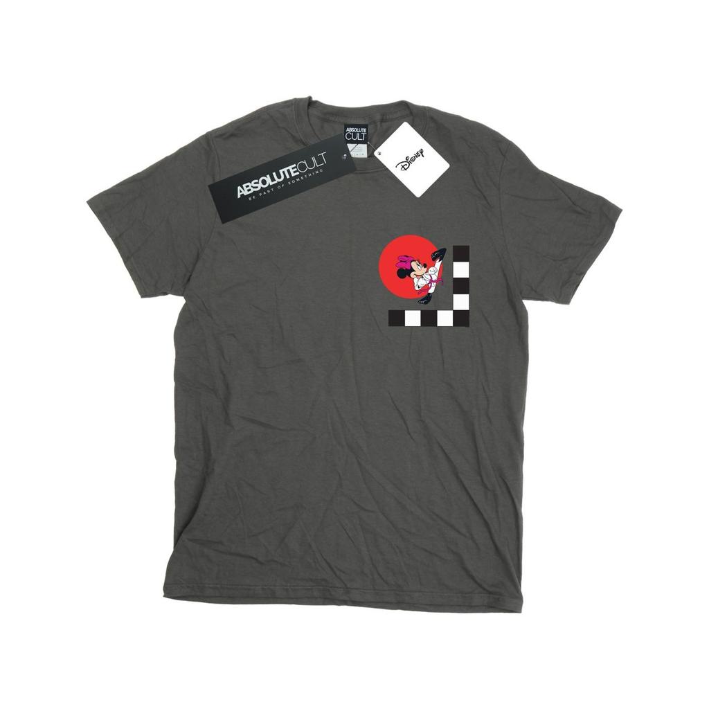 Disney Womens/Ladies Minnie Mouse Karate Kick Cotton Boyfriend T-Shirt