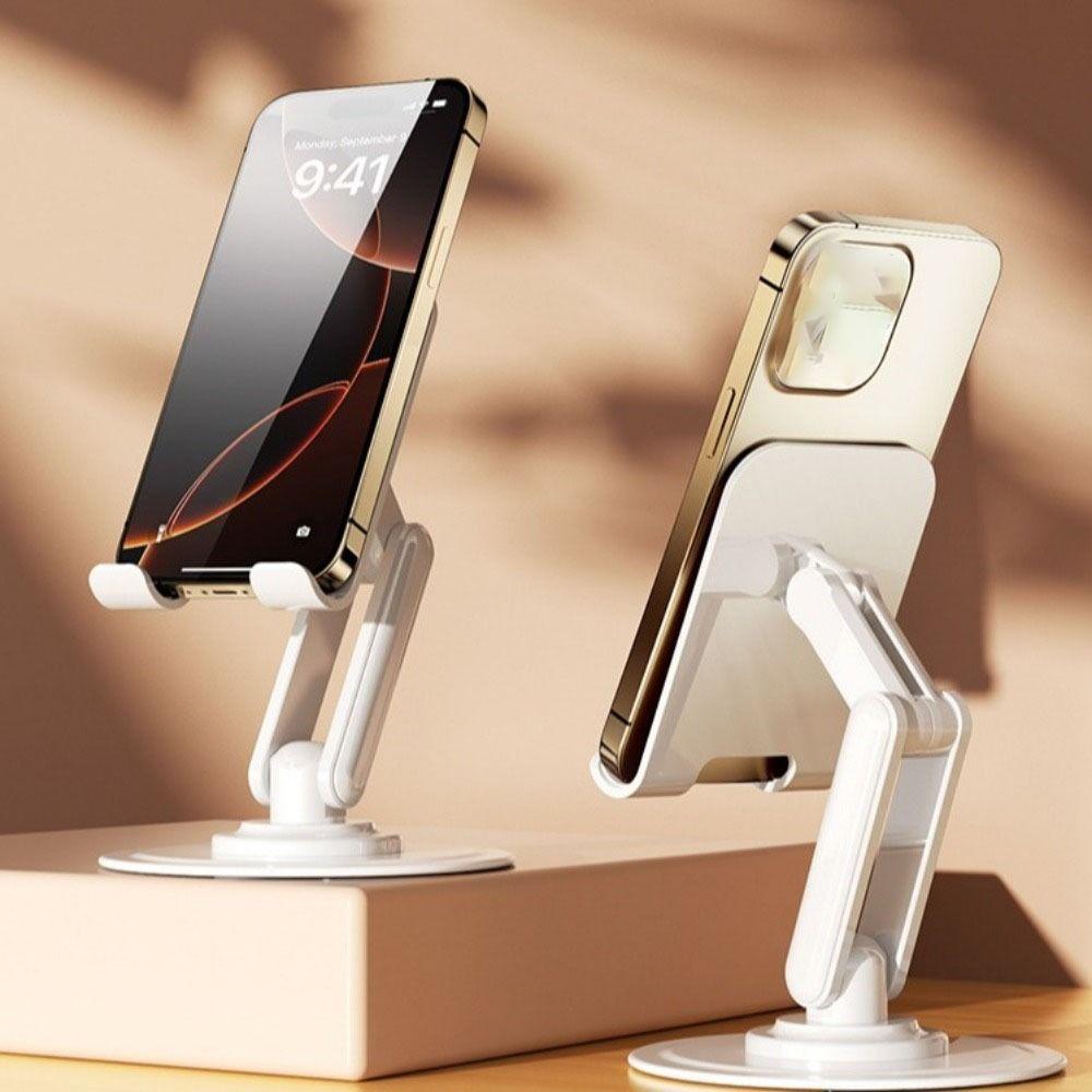 Foldable Folding Desk Phone Stand Rotating Tablet Holder Mobile Phone Holder Mobile Device Support