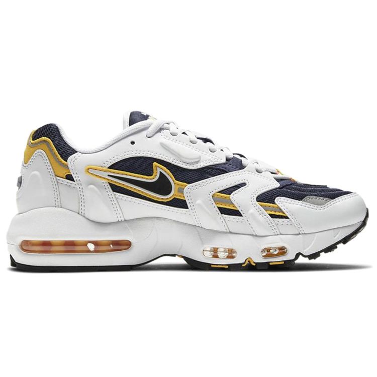 Nike Кроссовки унисекс Air Max 96 2 Goldenrod Белый Черный Полночь-Темно-синий CZ1921-100