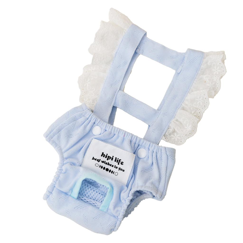 Nervous cat pure cotton jacquard baby grade physiological pants female dog no love pants anti-harassment four seasons puppy pet dog clothes