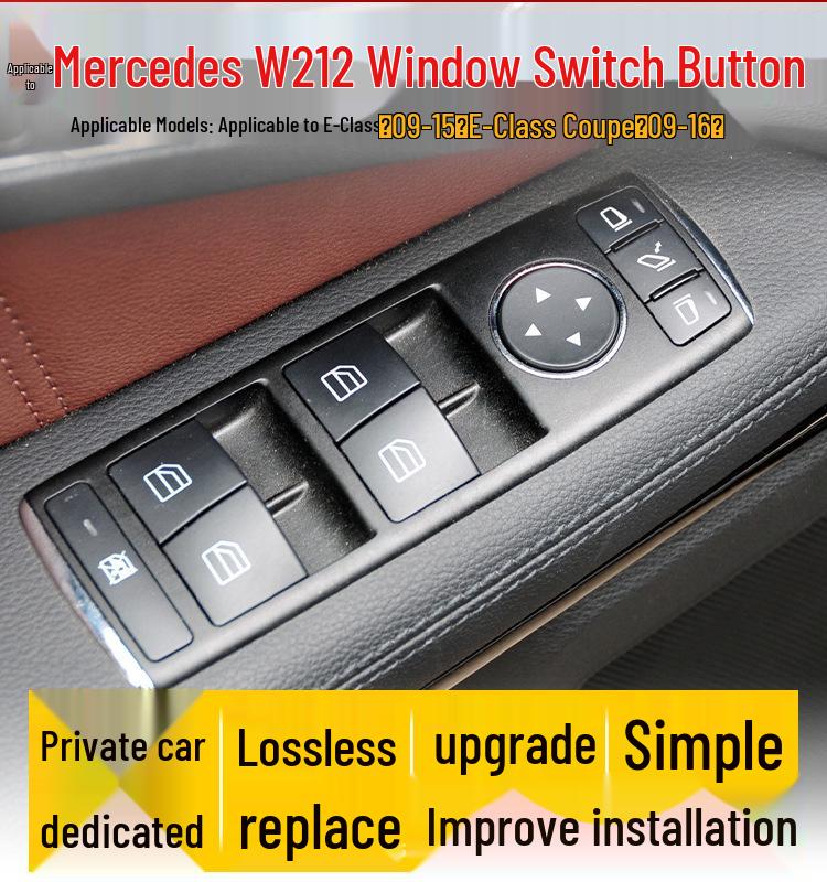 Блок кнопок стеклоподъемника и блокировки дверей Mercedes-Benz E-Class W212 для E200, E260, E300L