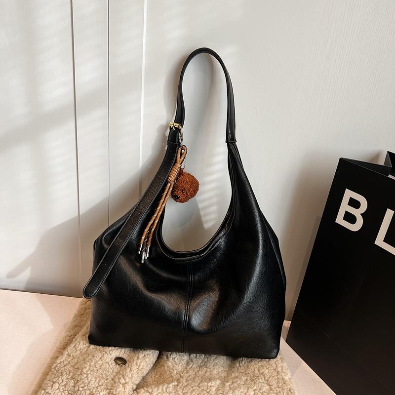 Премиальный sense Maillard женская сумка-тоут 2025 новая осенне-зимняя ретро сумка через плечо большая вместимость сумка для通勤