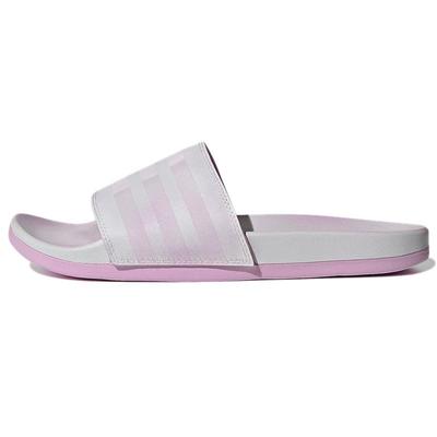 Adilette Comfort Slides Серые прозрачные сиреневые женские кроссовки Фиолетово-серые облачно-белые FZ4878