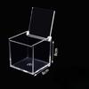 Transparent Flip-top BoxSquare Packaging Box Storage Box Thickened Micro-landscape Display Injection-molded Square Box