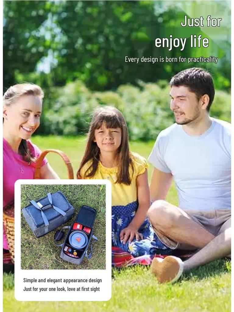 Portable Camping Cookware Set with Storage Bag for Outdoor Picnic