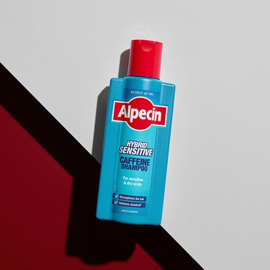Alpecin Hybrid Caffeine Shampoo 375ml Promotional Set (+ Pump Free)