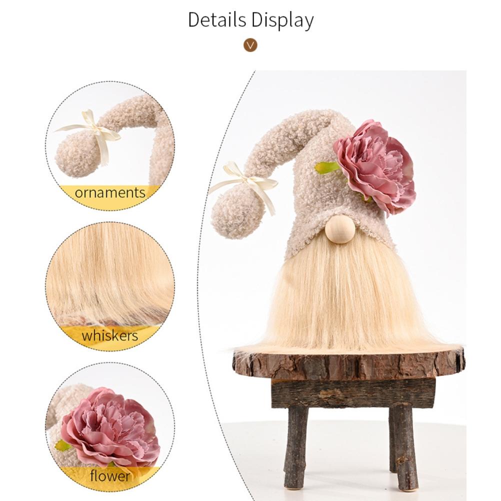 День матери Гном Плюшевый Эльф Украшения Безликая Кукла Многоярусный Поднос Фермерский Дом Домашний Настольный Орнамент