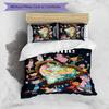 3pcs Custom Name Cartoon Hey Arnold Bedding Set Duvet Cover Closure Includes 1 Duvet Cover & 2 Pillowcases for All Seasons Bedroom Decor