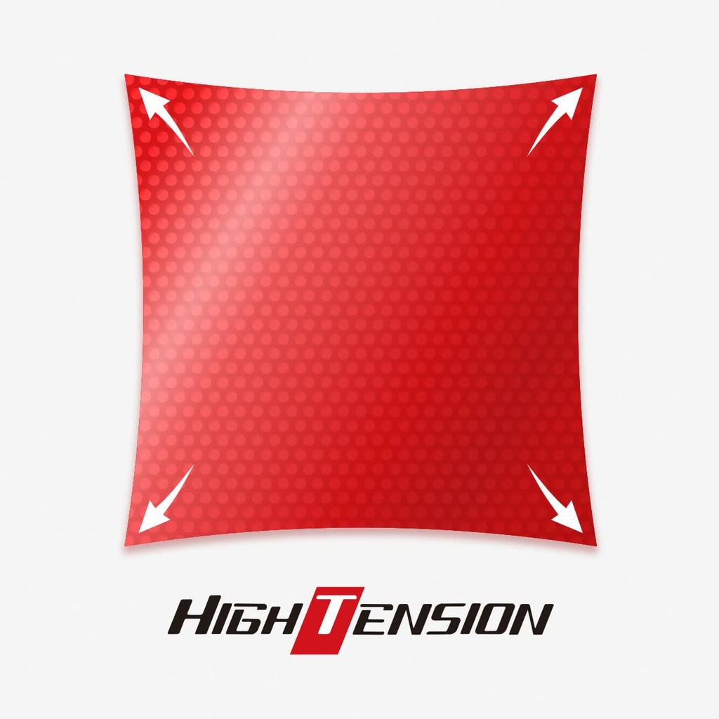 Butterfly Table Tennis Made In Japan Rubber Glazer Soft Back High Tension Red (006) Extra Thick 06100