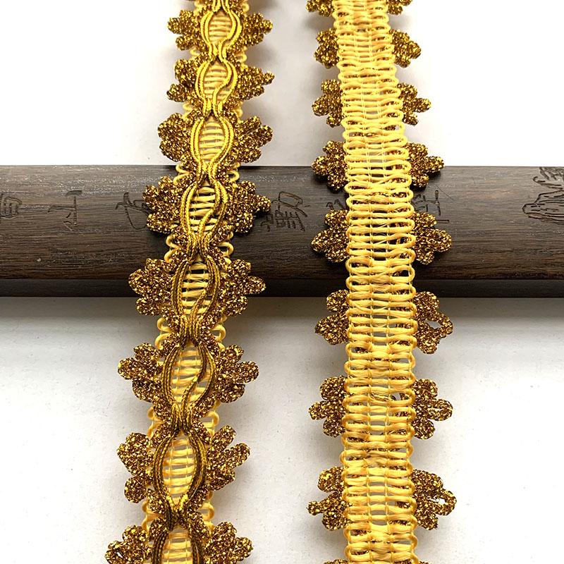 4 м/13,12 фута в каждой упаковке, золотые, серебряные ленты, бейка, HanMade, сделай сам, ремесло, кривая, тесьма сороконожки, занавеска, тканевый аксессуар, украшение