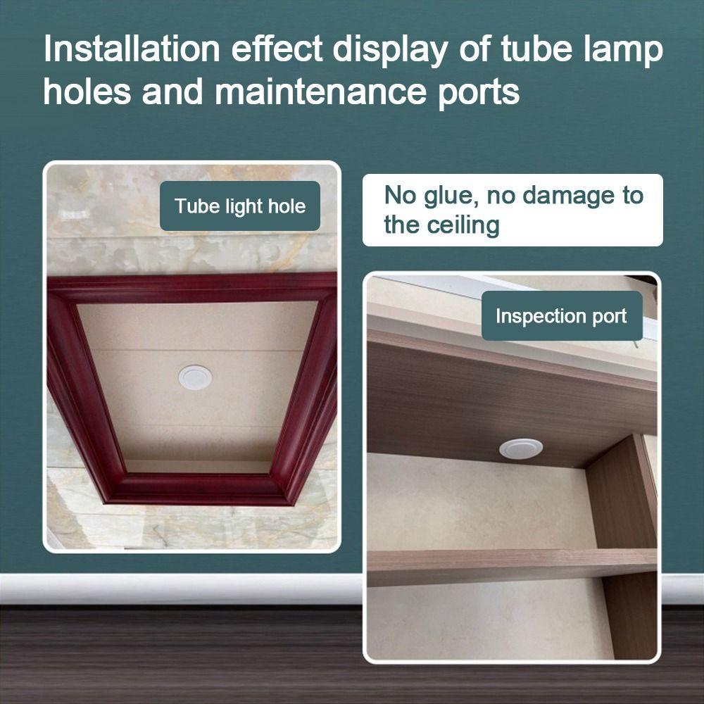 Пластиковая заглушка для отверстия в стене, защелкивающаяся, декоративная накладка для воздуховода, практичная декоративная заглушка для отверстия