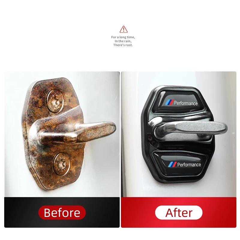 2025 Hot Car Door Lock Cover Anti-Rust Door Case Sticker Tools Accessories For BMW 1 3 5 Series X1 X4 X5 X7 G20 G38 F20 F39 F48