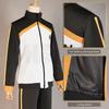 Re:Life In A Different World From Zero Anime Natsuki Subaru Cosplay Costume Embroidery Full Zip Tracksuit Elastic Pants