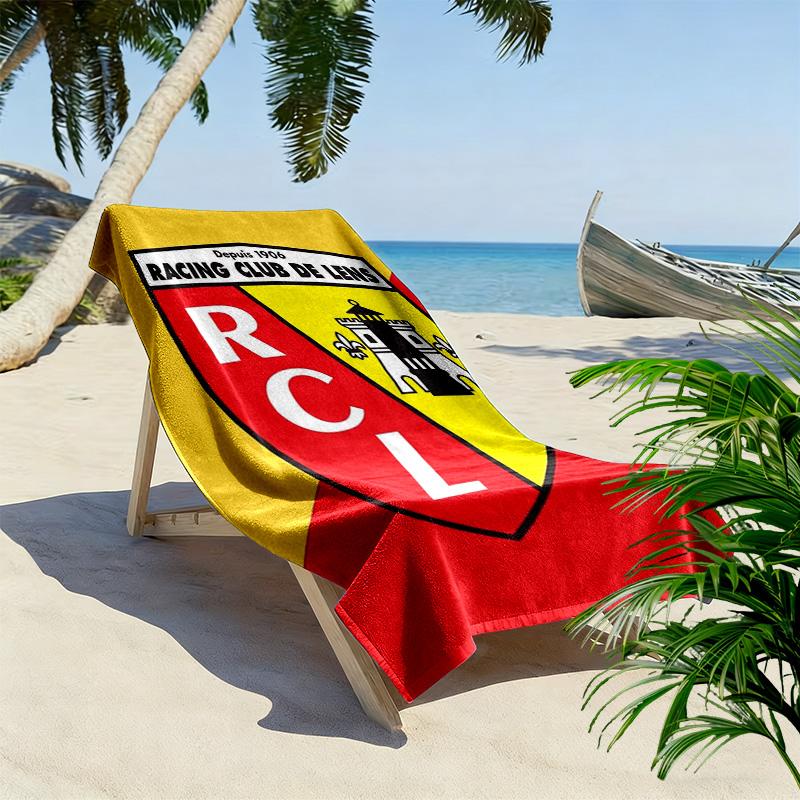 RC Lens Print Beach Towel, Large Soft Quick Dry Towel for Beach Camping Swimming