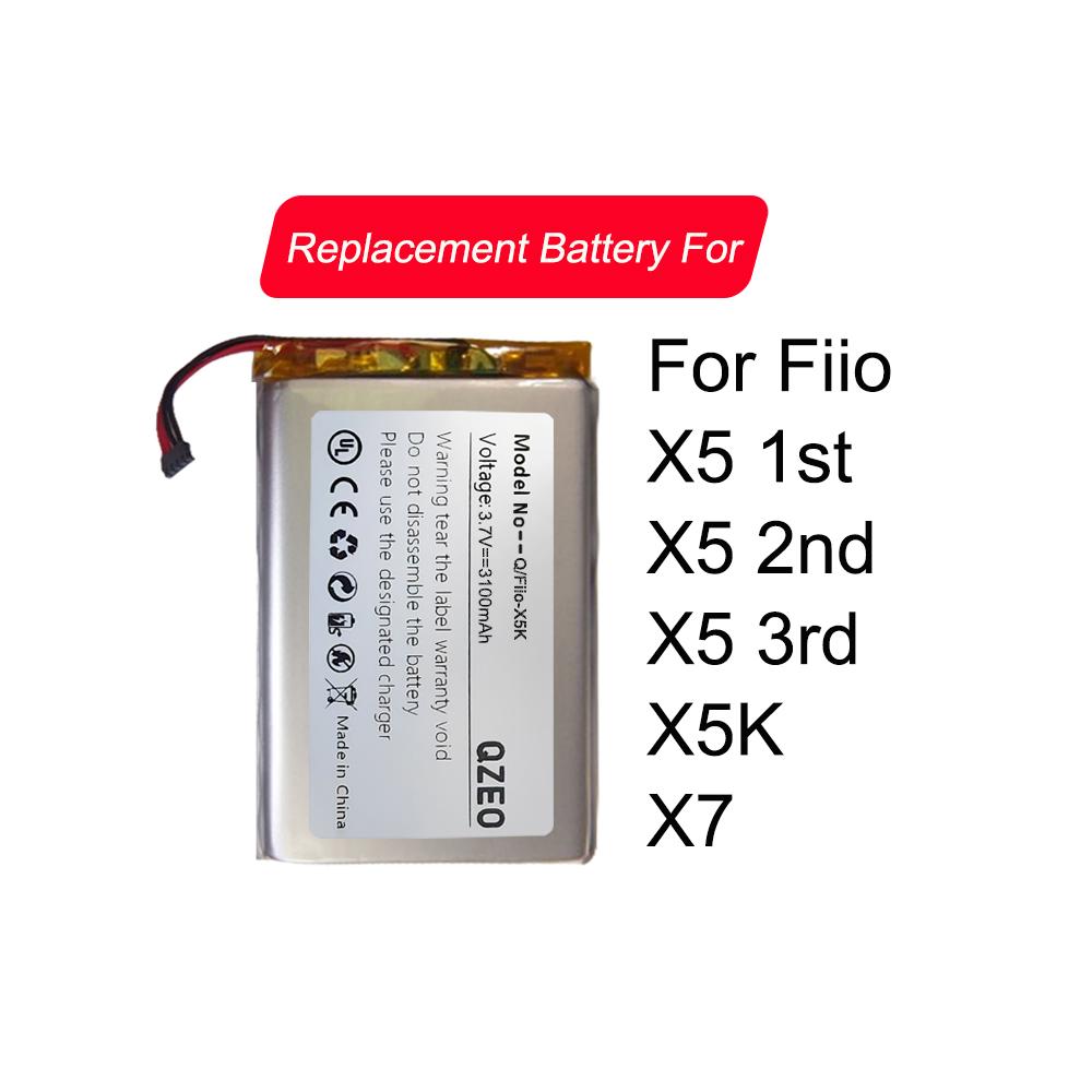Replacement Battery For Fiio X5 1st Gen 1 2 3 2nd 3rd X5II X5III II III X5K X7 Music Player