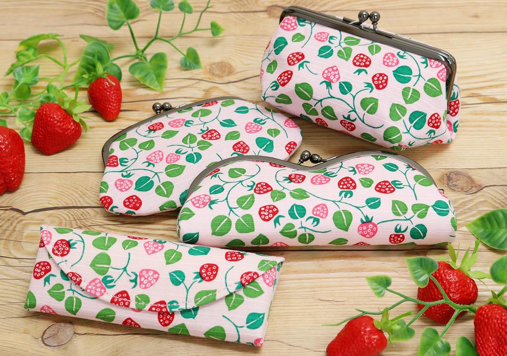 Косметичка Kyosuke x 12 x 8 см, Юмэдзи/Клубника, 15.5