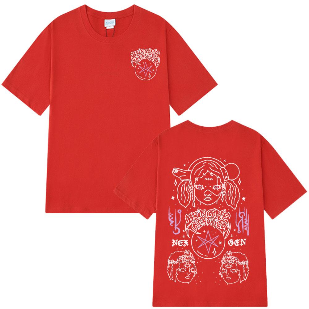 2025 Summer BMTH BringMe TheHorizon Album Post HuUnisex Nex Gen Heavy Metal Rock Band Unisex Hip Hop 100 Pure Cotton Printed Tshirt