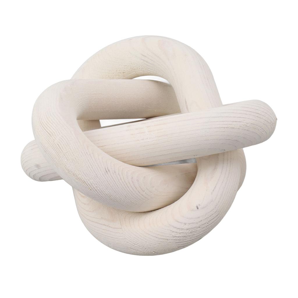 Decorative Wood Chain 3 Link Wood Chain Link Decorations for Home Living Room Coffee Shop White