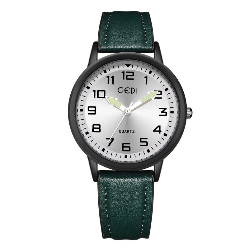 Gedi Creative Arrow Мужские светящиеся кварцевые водонепроницаемые часы