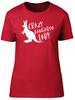 Crazy Kangaroo Lady Unisexs Ladies Short Sleeve Fitted TShirt