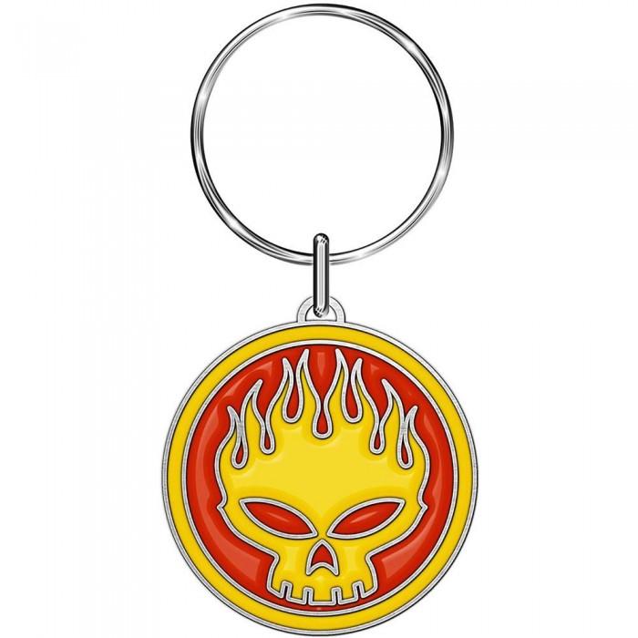The Offspring Skull Logo Keyring