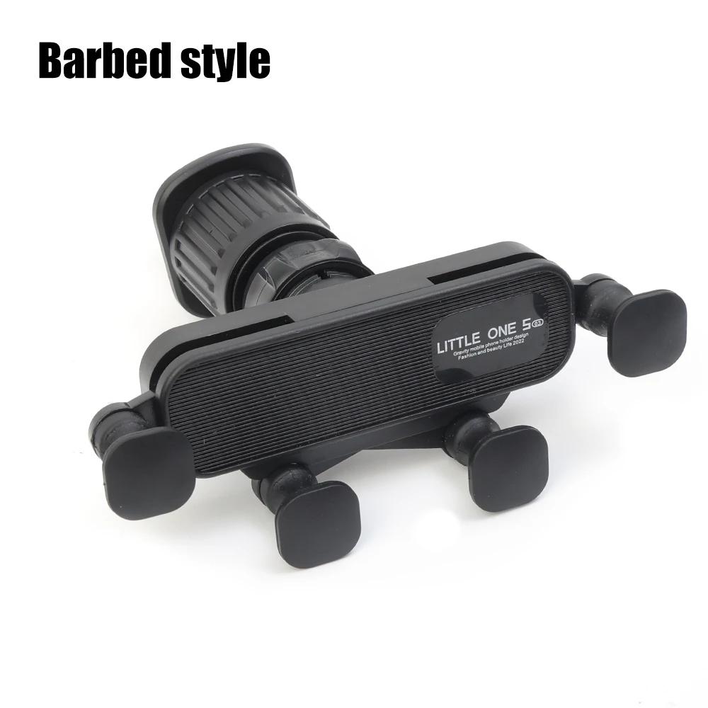 Кронштейн для автомобильного телефона с воздуховыпускным отверстием, вращение на 360 °, универсальная стойка для GPS-навигатора, удлинительная стойка, гравитационная стойка, подходящая для устройств размером от 4,7 до 7 дюймов