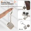 Stainless steel folding mini nail clippers, flip keychain decorative charm, mini small portable nail clippers