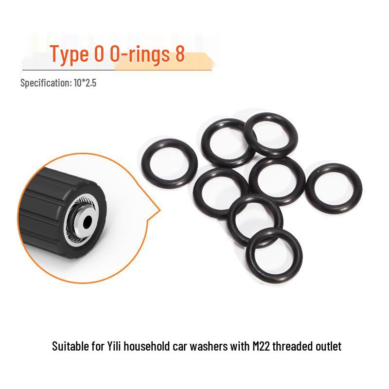 Аксессуары для автомойки Yili: Уплотнительное кольцо, Угольная щетка, Перепускной клапан, Микровыключатель, Обратный клапан.