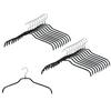 MAWA No-Slip Hangers for Shirts and Blouses, Women's, Size M, Pack of 20, Black, 10-Year Warranty