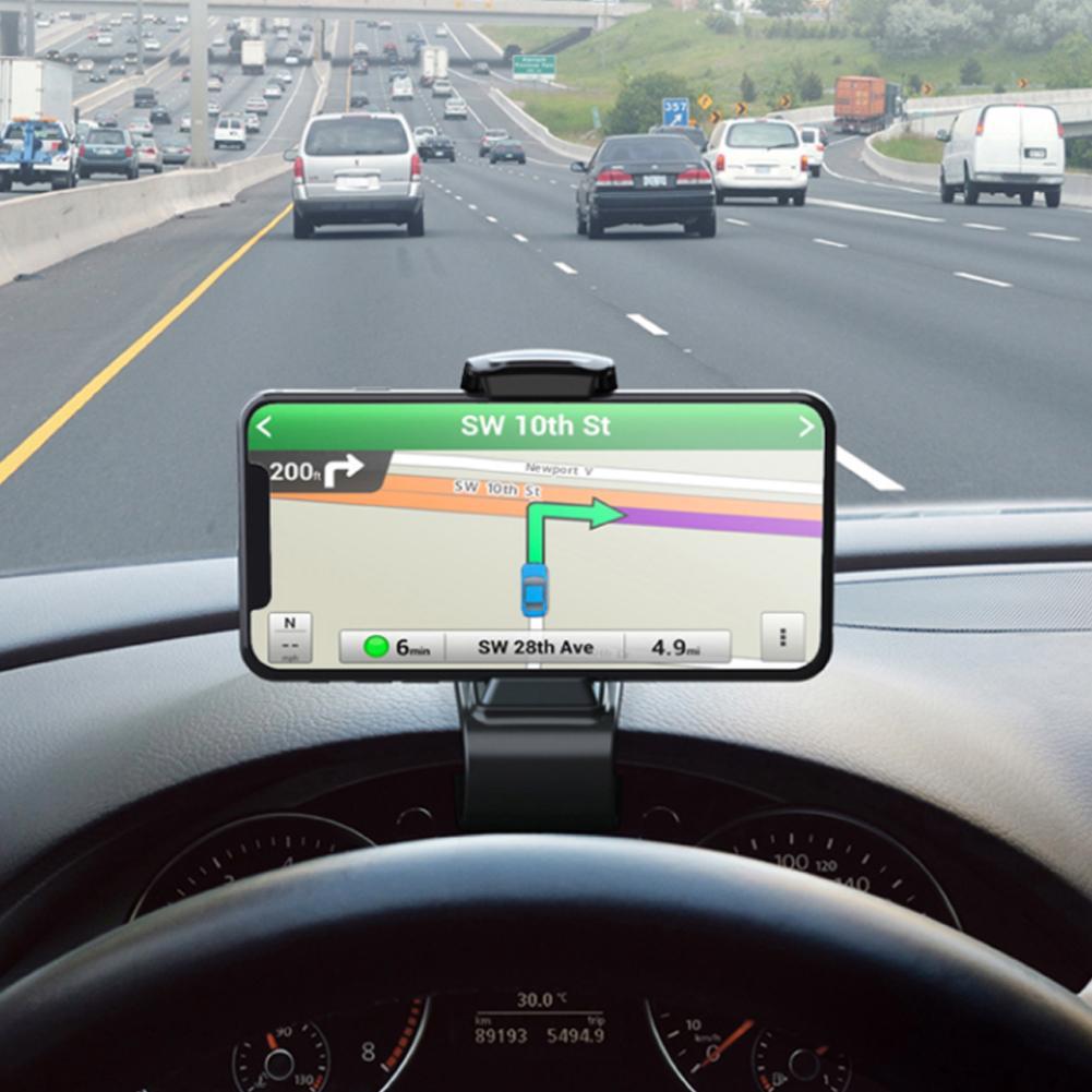 Автомобильный держатель для приборной панели, универсальный регулируемый держатель для мобильного телефона/КПК/MP4-устройства с диагональю 3–6,5 дюйма, автомобильный держатель для навигации