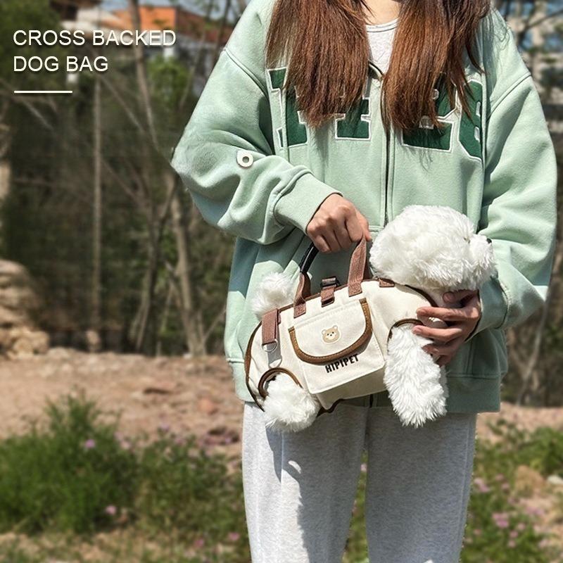 Рюкзак-переноска для кошек и собак, портативная уличная сумка для питомцев, дорожная переноска через плечо