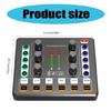 Podcast Microphone Sound Card Mixer Sound Board with Voice Changer Podcast Equipment Condenser Microphone for Phone/PC