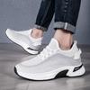 Мужские беговые кроссовки Flyknit с увеличением роста - Легкие, дышащие, на толстой подошве-платформе для весенне-летнего модного образа